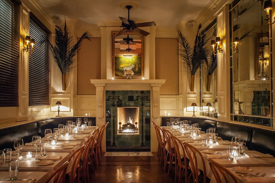 The atrium at the Beatrice Inn
